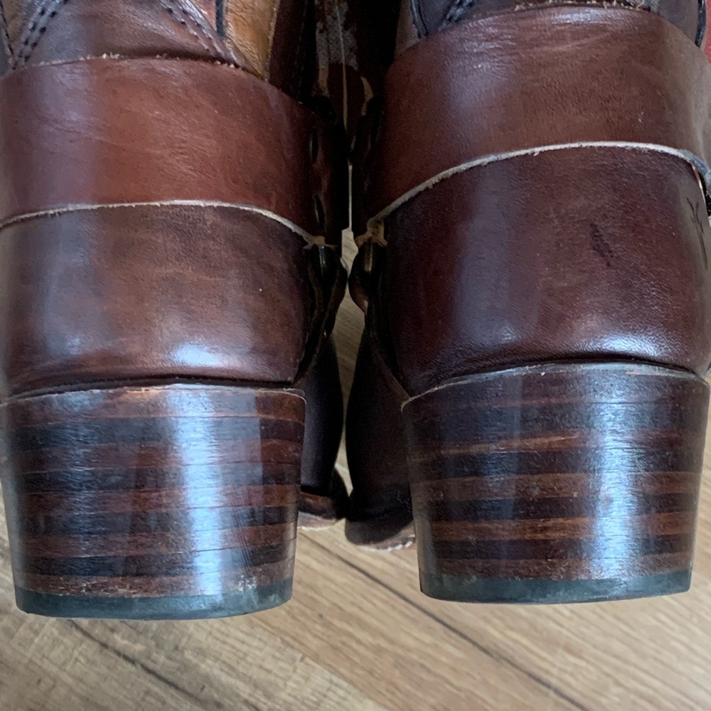 Women’s Frye 150 Anniversary Americana Harness Boots size 7.5 - Picture 11 of 13